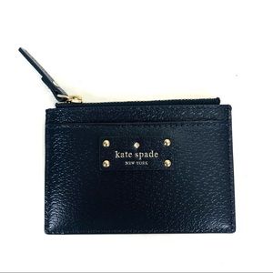 kate spade Pebbled Leather Card Holder